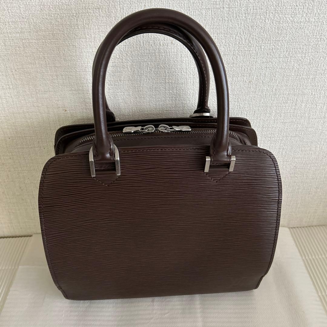 Louis Vuitton Monogram Etoile Handbag Brown Silver 22x24x10 From Japan