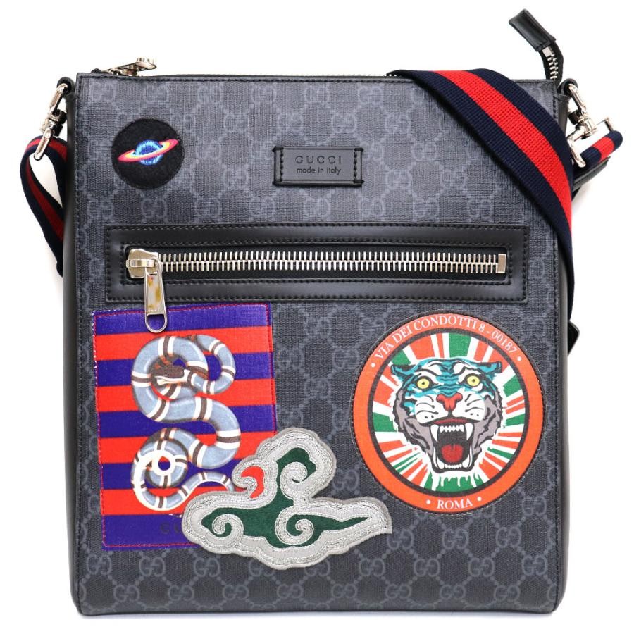 GUCCI Bag: Courier Messenger 474137 Black W26.5H30D4cm w/o accessories;