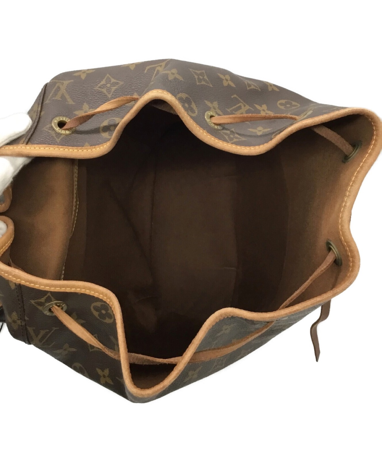 Louis Vuitton Montsouris M51135 Leather Bag #TFB3989