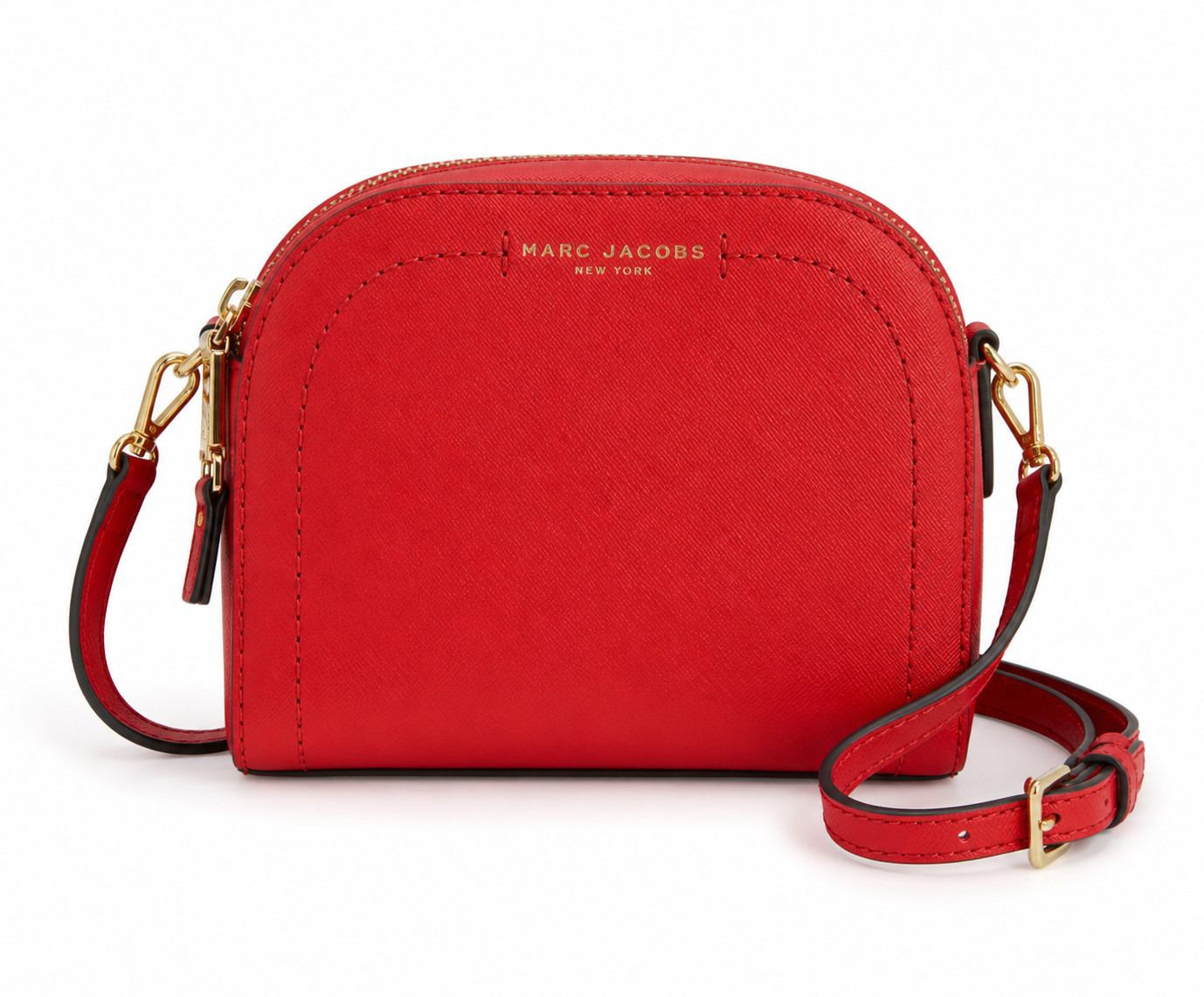 Marc Jacobs M0011341 Tulip Red Leather Crossbody Camera Bag NWT