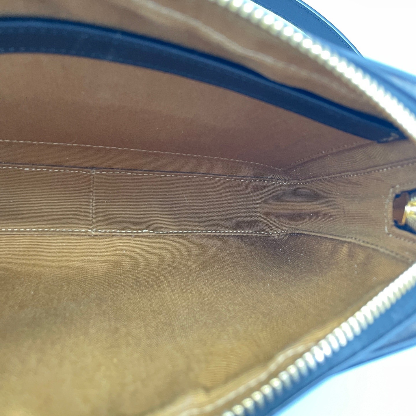 Celine Triomphe Normal Size Brown Coated Canvas Crossbody Shoulder Bag Duty Paid