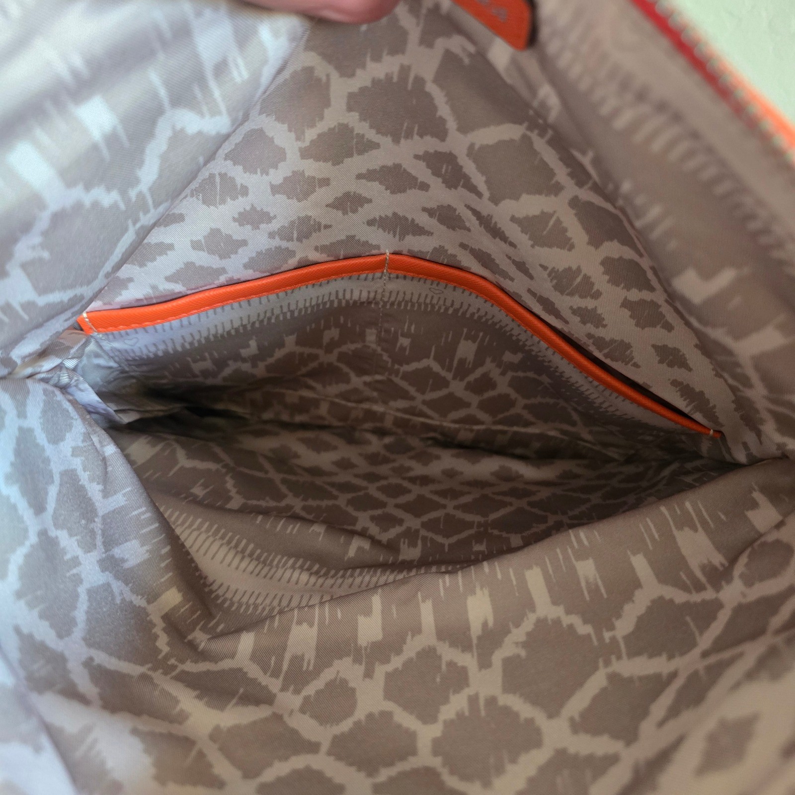 Stella and Dot Waverly Petite Crossbody Bag Orange Clutch