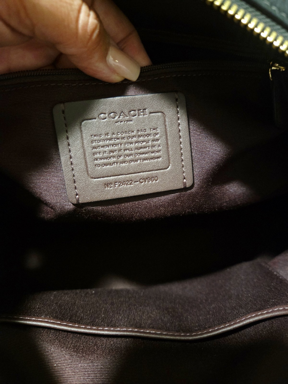Large Coach Rowan Black Leather In Excellent Condition !