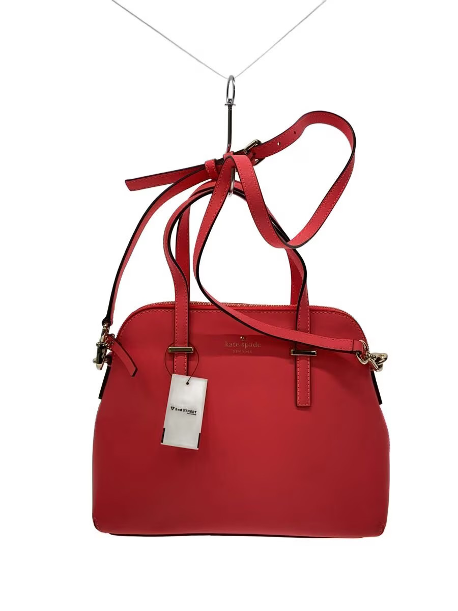Kate Spade New York Shoulder Bag, Leather, Pink (PXRU4471) – Handle slightly mis