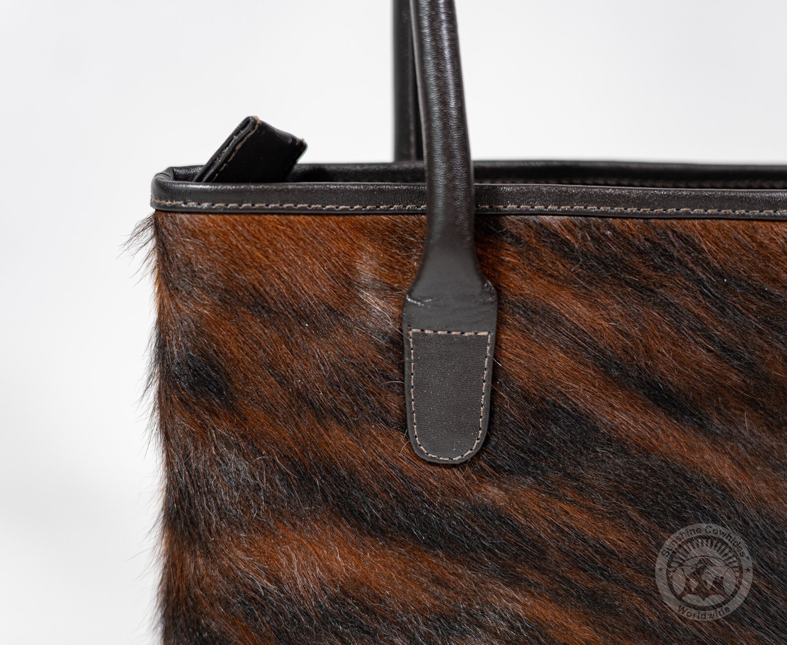 Handbag Cowhide – Brindle Tones – Cowhide Leather Bag