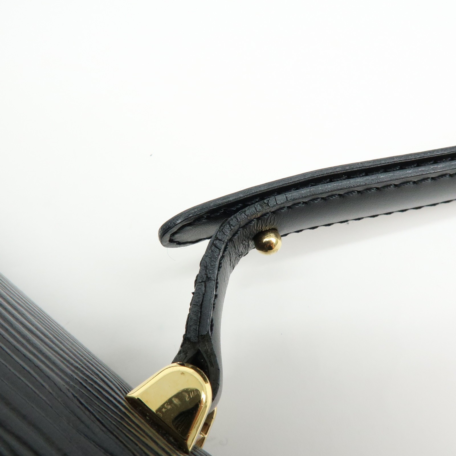 Louis Vuitton Epi Tilsit Shoulder Bag Hand Bag Noir Black M52482 Auth Used F/S