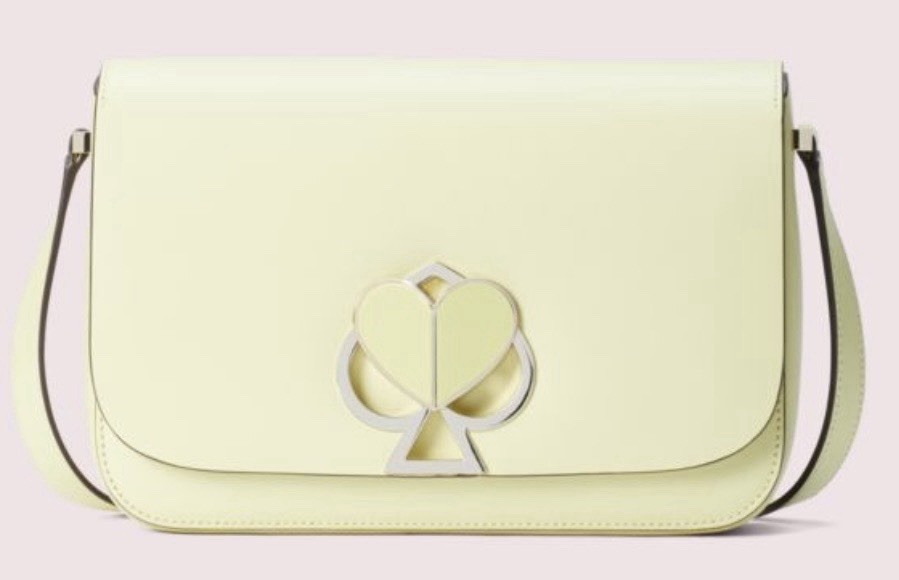 Kate Spade New York Nicola Twistlock Medium Shoulder Bag – Lemon Yellow