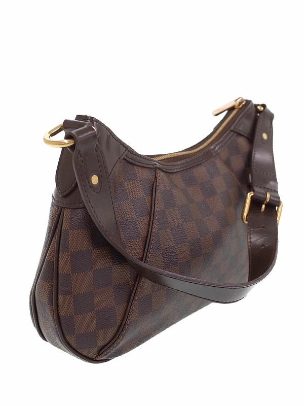 Louis Vuitton Damier Ebene Brown Thames Semi Shoulder Bag