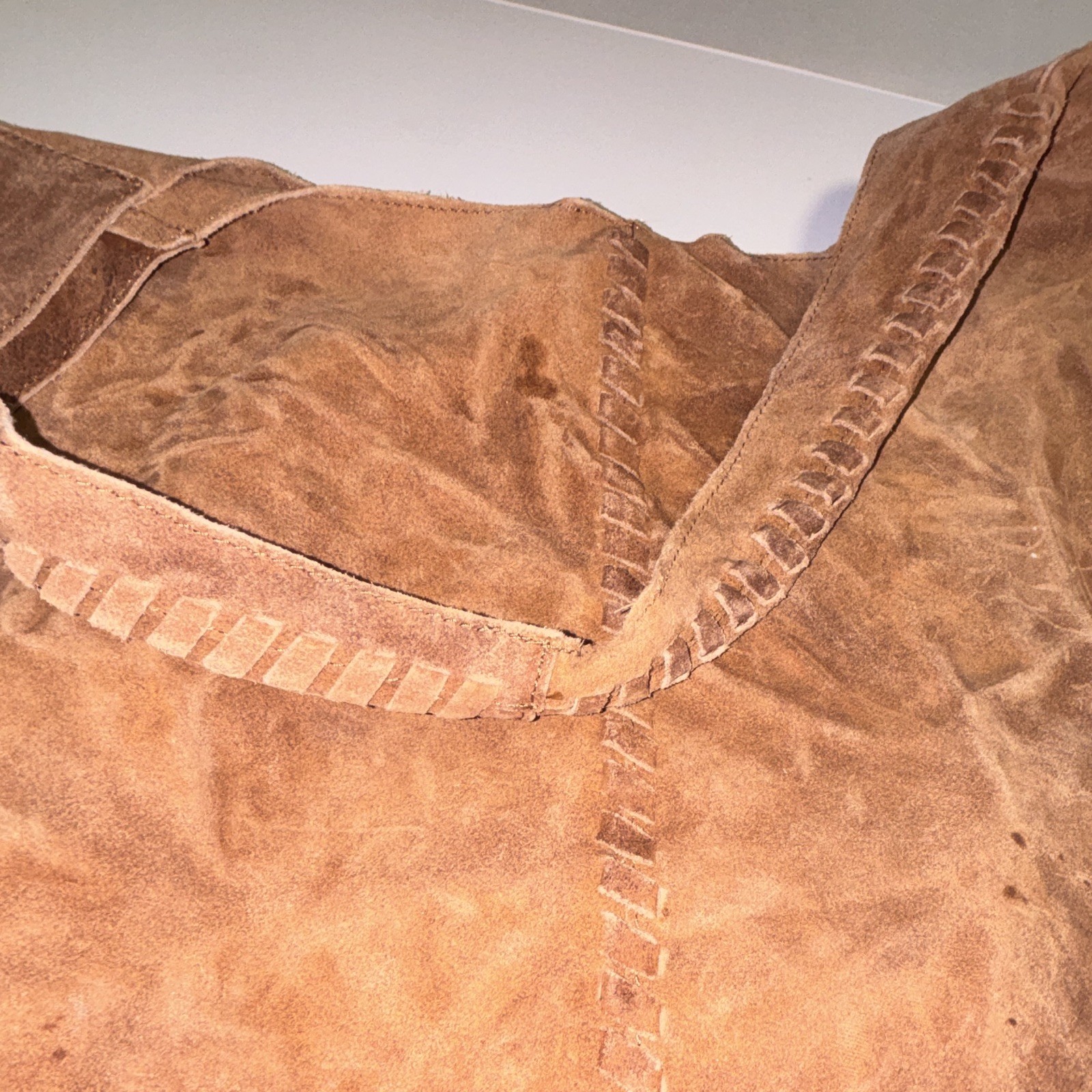 Haute Hippie Brown Hobo Shoulder Bag Magnetic Snap Gold Hardware