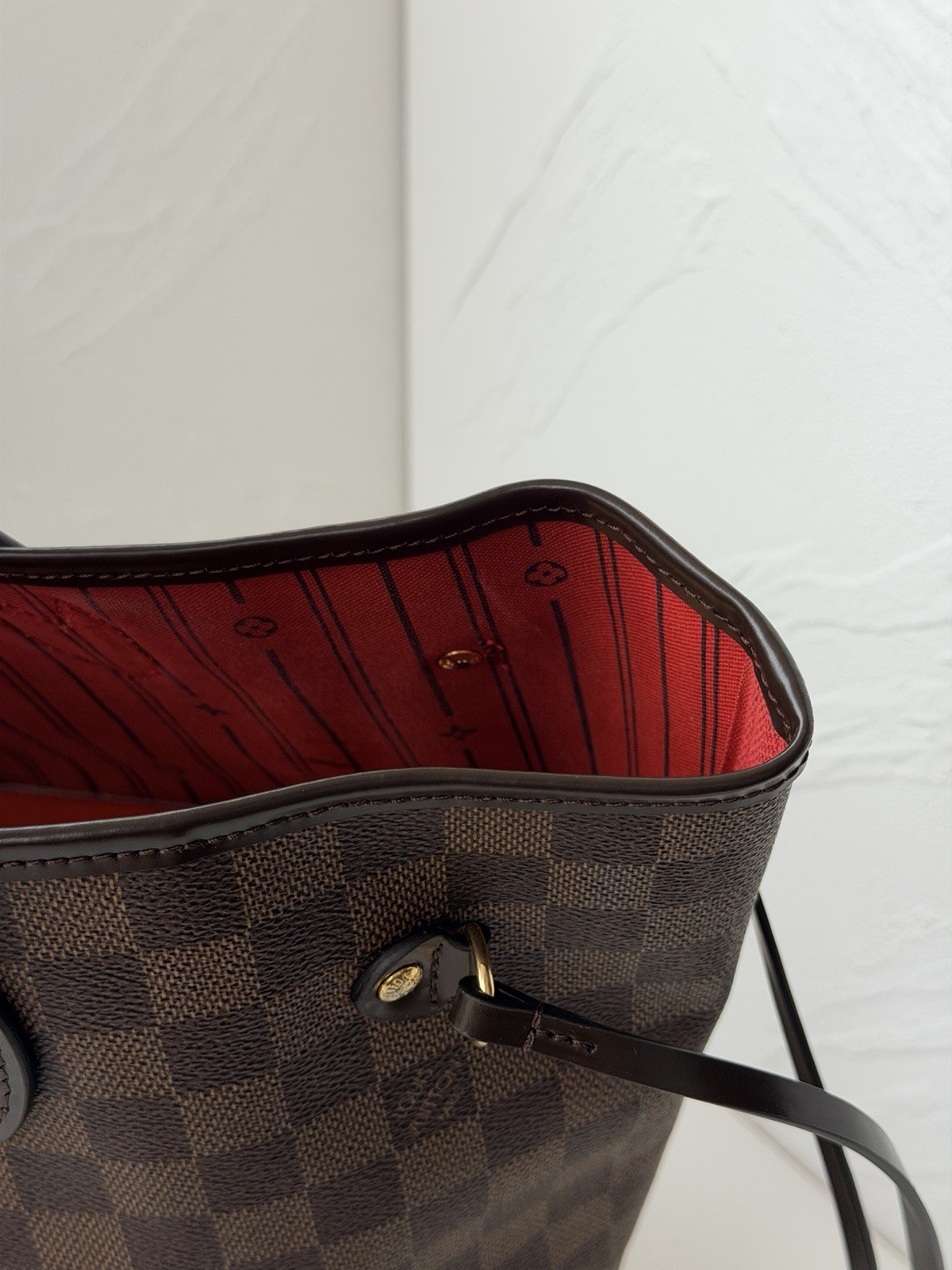 Authentic Pre-owned Louis Vuitton Neverfull MM Damier Ebene Canvas Tote Bag