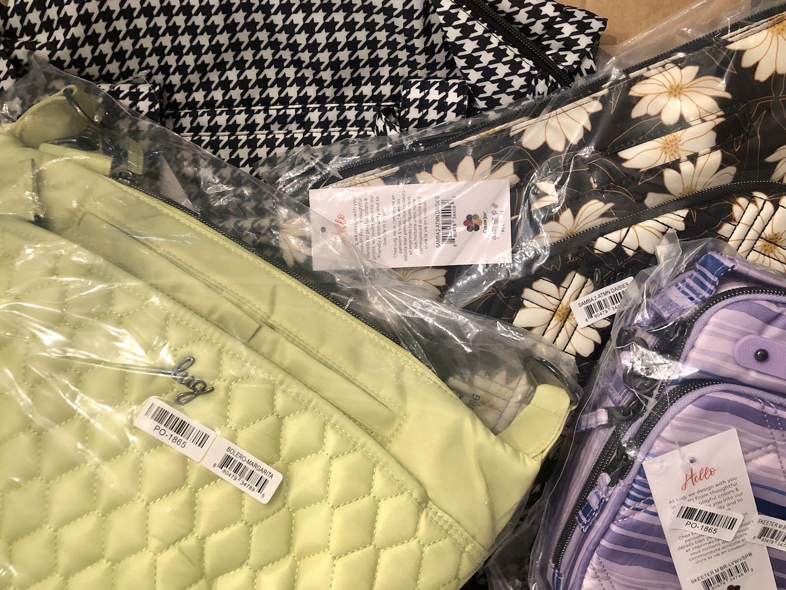 LUG Lot of 10 – Purse Crossbody Bag Tote Duffel Cosmetic Case NWT/NWOT/NIP
