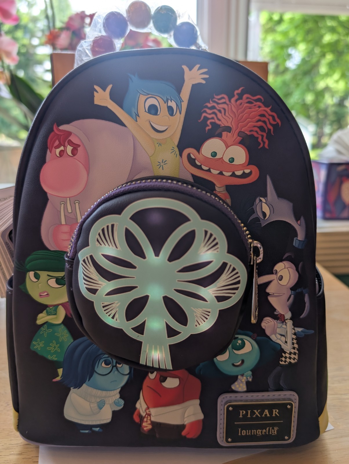 Loungefly Disney Pixar Inside Out 2 Light‑Up Mini Backpack NWT – Emotions