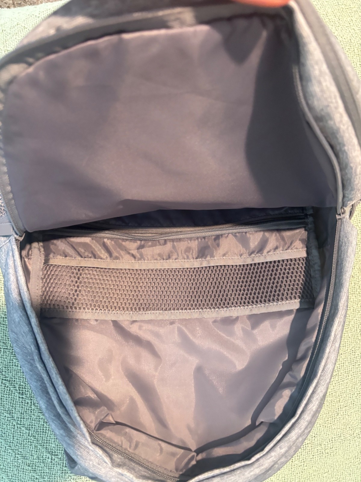 NWOT Victoria’s Secret PINK Ivy Classic canvas backpack bag tote carry gray