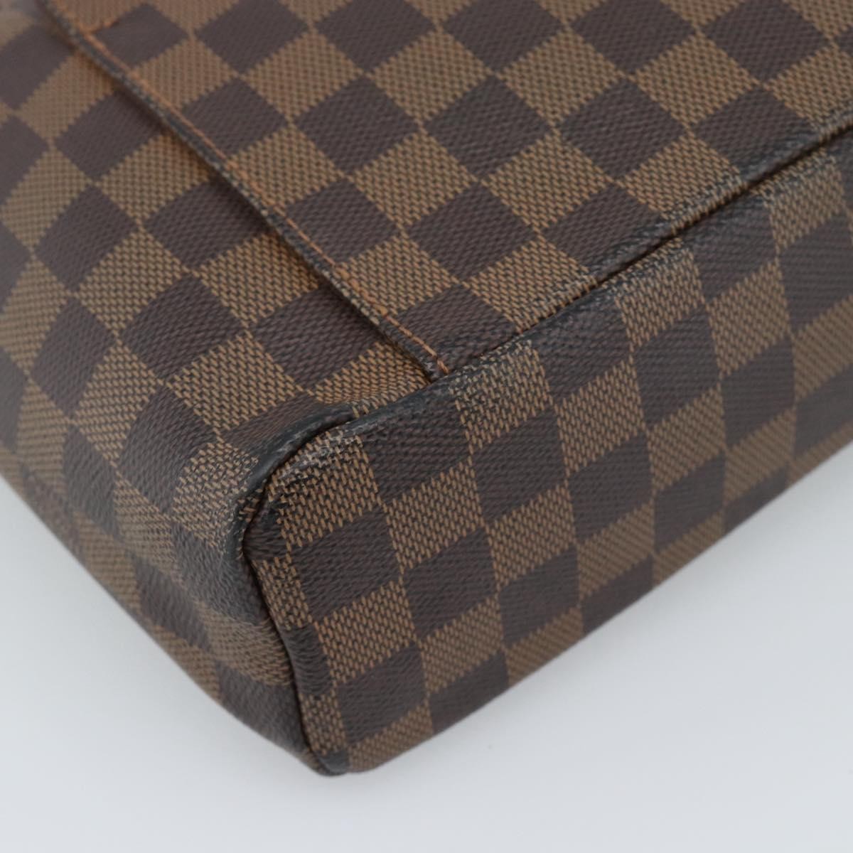 LOUIS VUITTON Damier Ebene Olaf PM Shoulder Bag N41442 LV Auth ka4840
