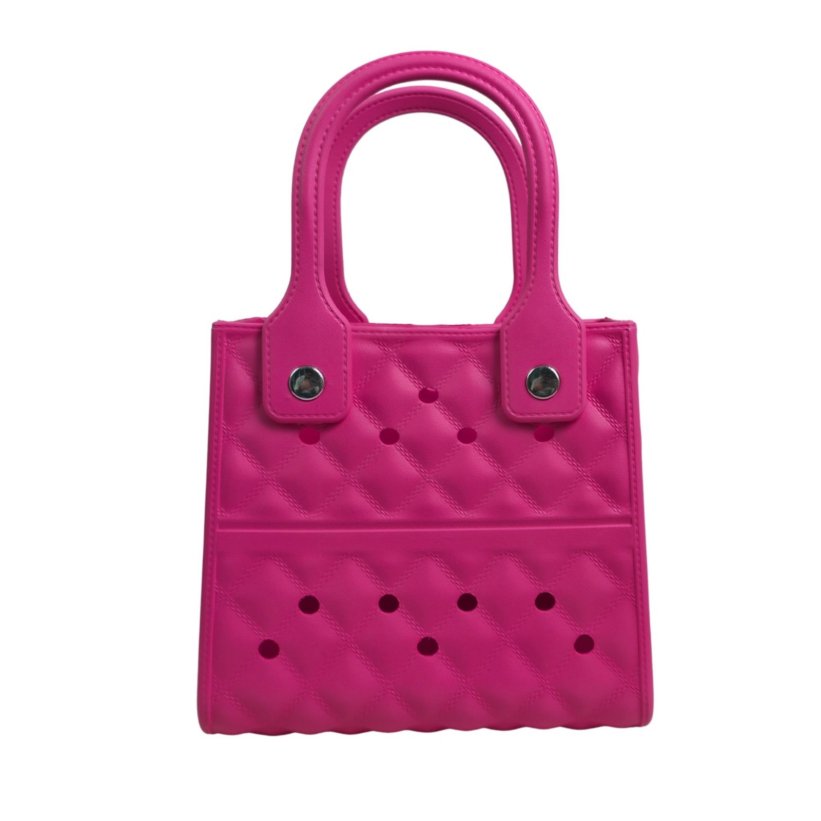 Women Mini EVA Beach Bag Waterproof Rubber Tote Small Washable Pool Basket Purse