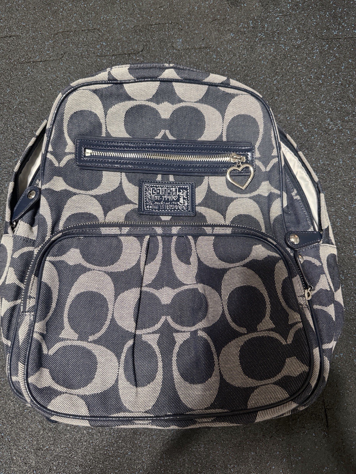 Coach Denim Backpack