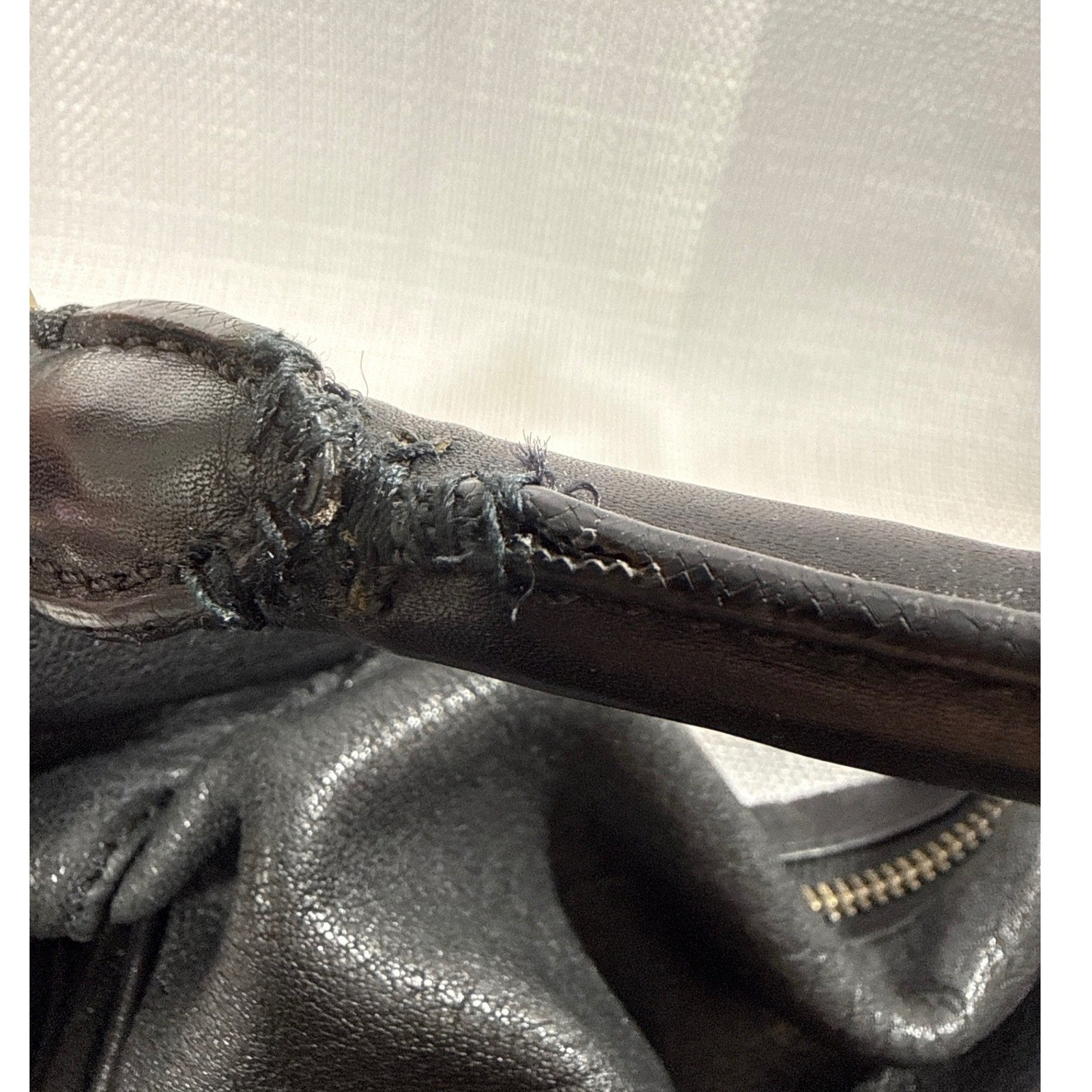 Marc by Marc Jacobs Black Leather Hobo Shoulder Bag Gold Hardware Slouchy