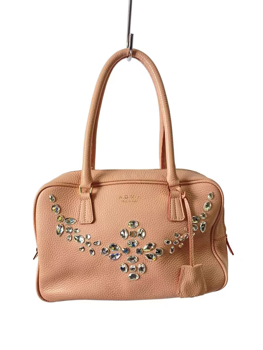 A.D.M.J. Handbag Leather Pink