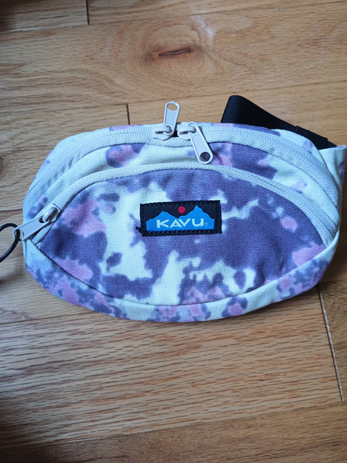 Kavu Canvas Spectator Orchid Tie Dye Fanny Pack
