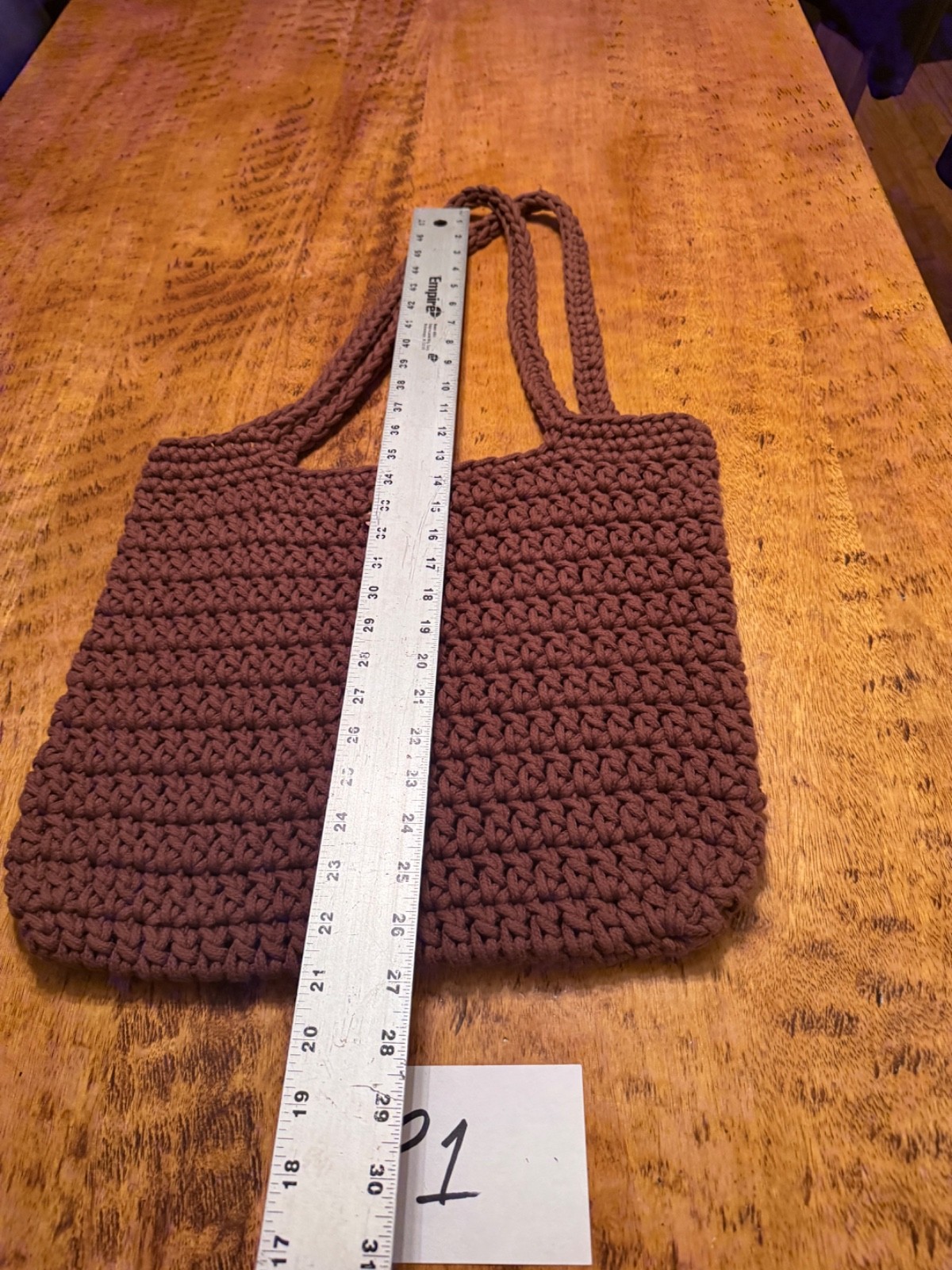 Handmade Crochet Shoulder Bag DREAMERS AND FOOLS Yarn Purse Woven Handbag P1