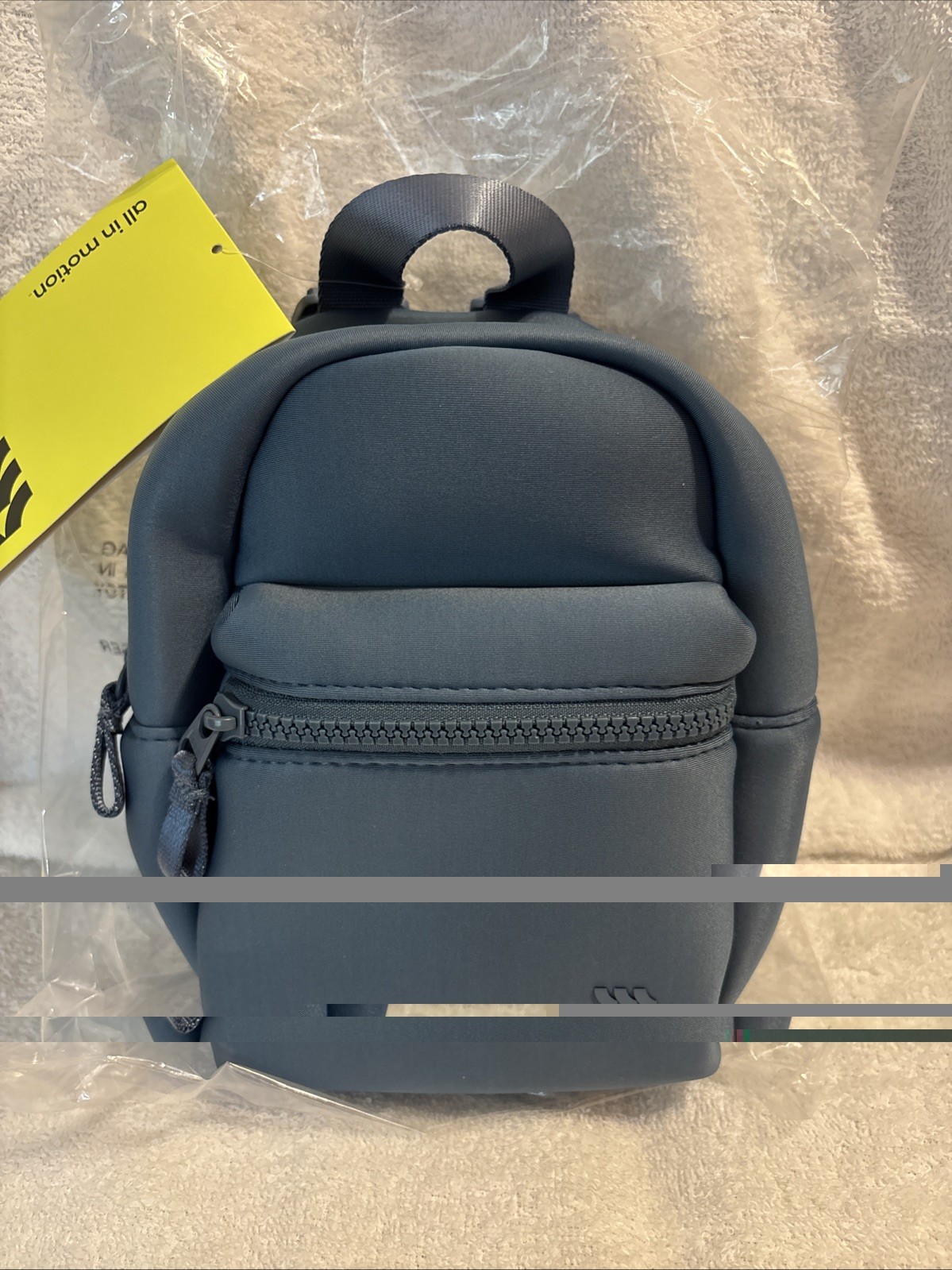 Faux Neoprene All In Motion, Premium 8.5” Mini Backpack NWT￼￼