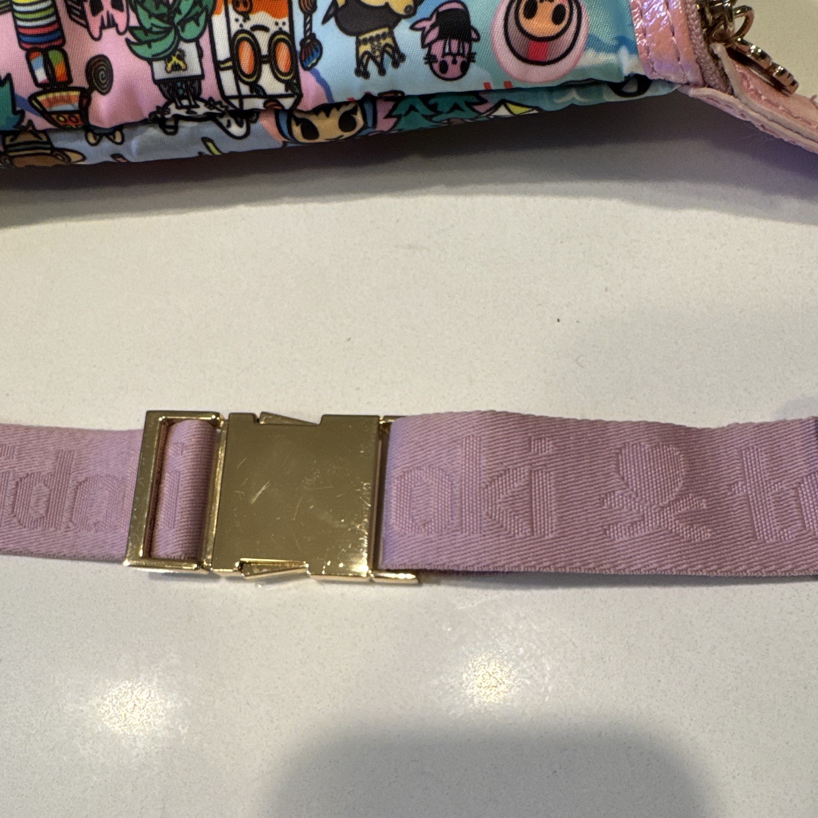 tokidoki Multicolor Hollywood/Pride Print Fanny Pack—extremely rare!