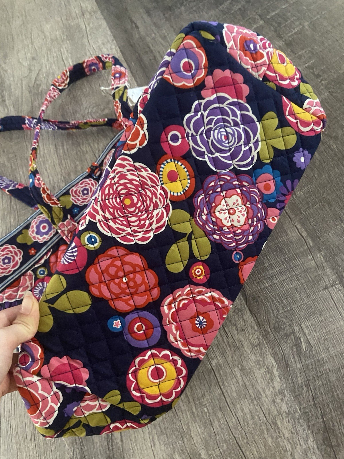 Stephanie Dawn Large Square Bottom Tote In Pattern Penelope