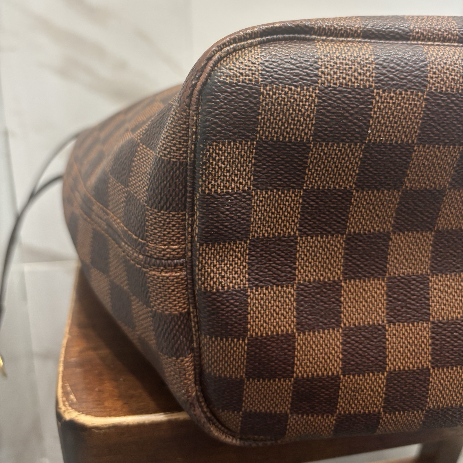 LOUIS VUITTON Neverfull MM Damier Shoulder tote bag N51105 LV P5060GR805