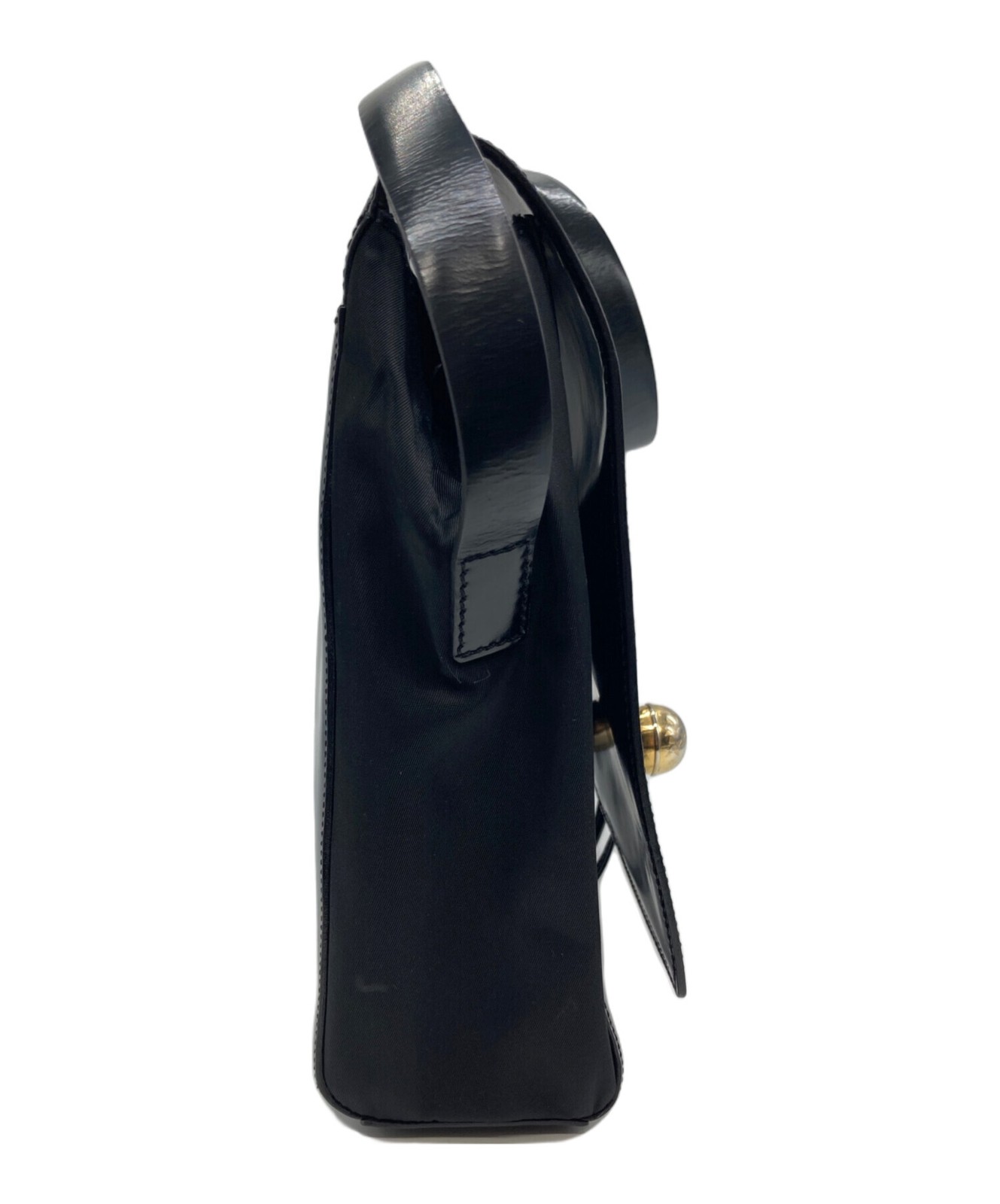CELINE Star Ball Leather Shoulder Bag Black Vintage USED from JP #TK