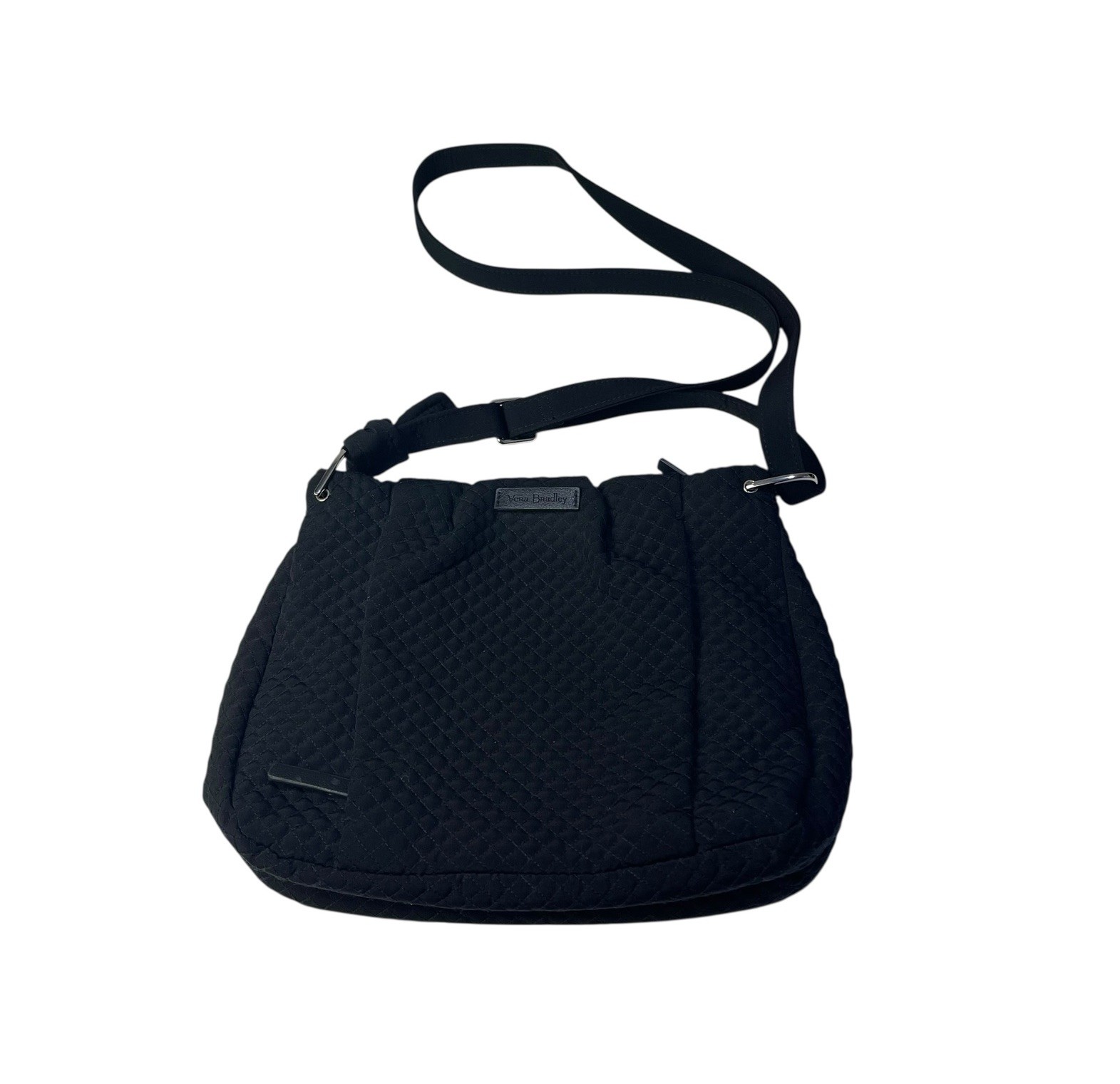 Vera Bradley Black Shoulder Crossbody Purse Black Quilted Soft Shell