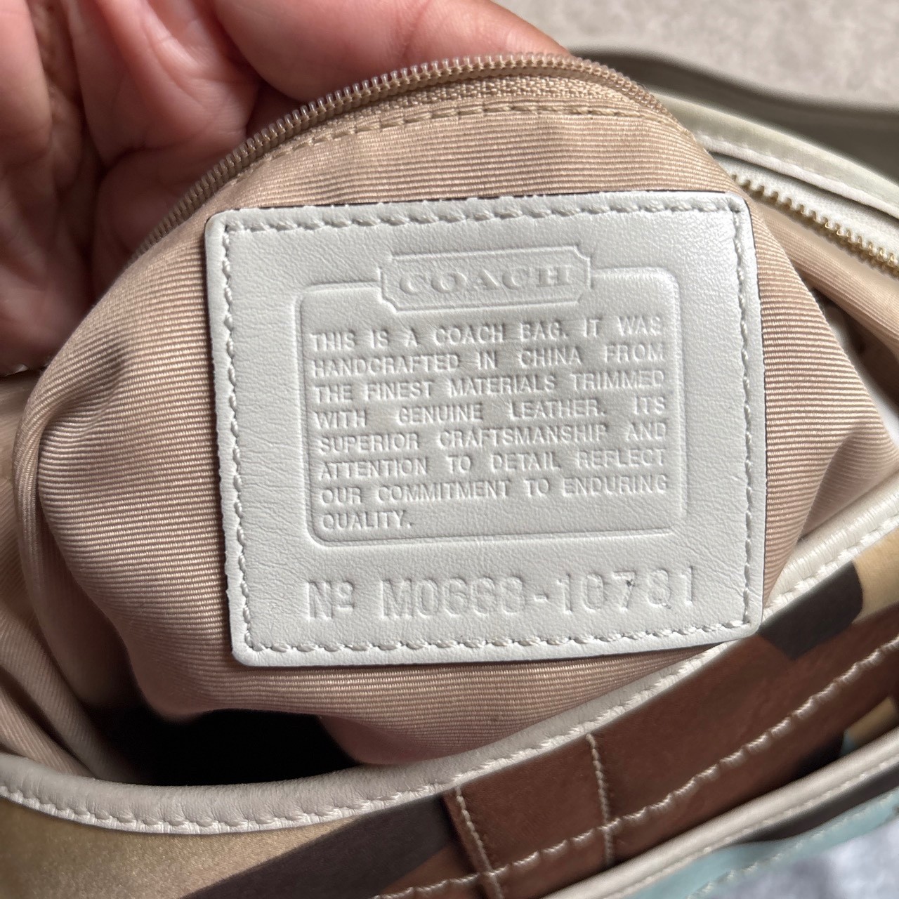 Coach Multicolor Patchwork Ergo Bag