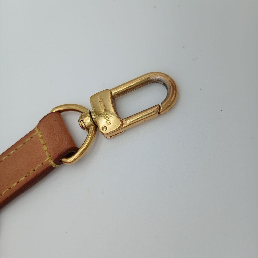 Louis Vuitton Monogram Vachetta Leather Shoulder Strap Gold Hardware 115cm 45in