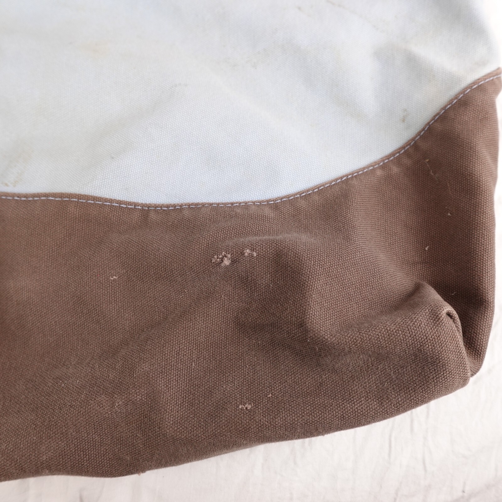 Life Is Good Canvas Tote Bag Blue Brown Tennis Beach Athleisure