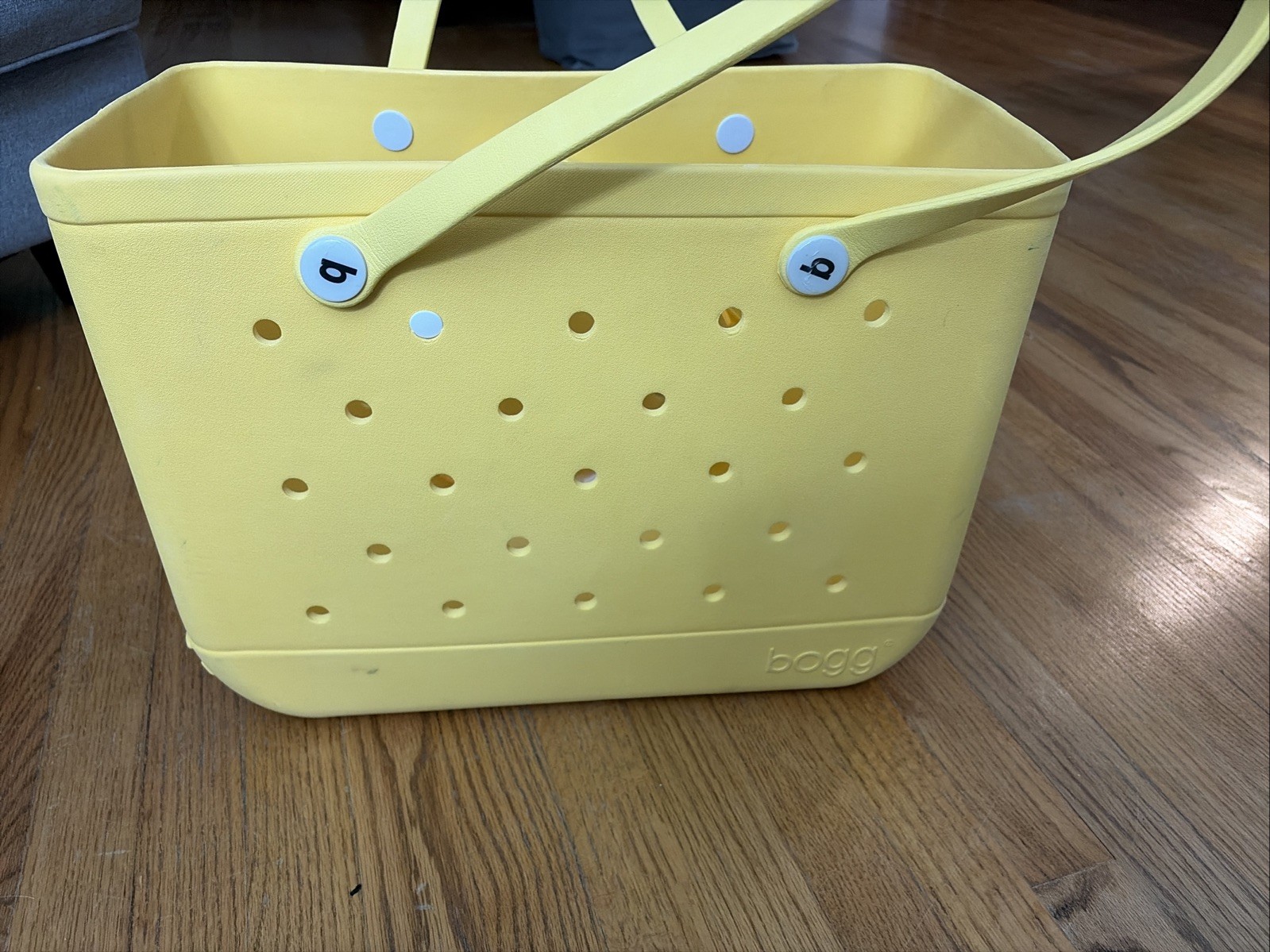 Original Bogg Bag Large Tote Yellow One Insert