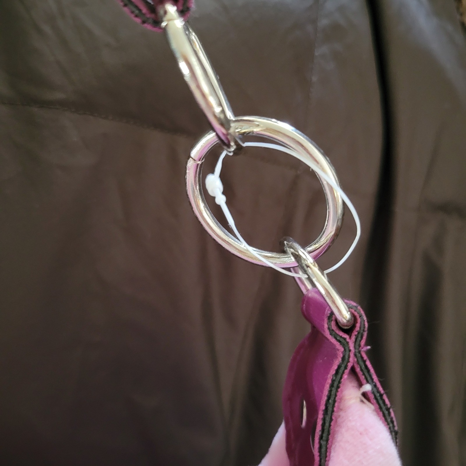 2006 Hello Kitty Pink Velour Shoulder Bag Plum Trim Rose Embroidery Y2K Sanrio