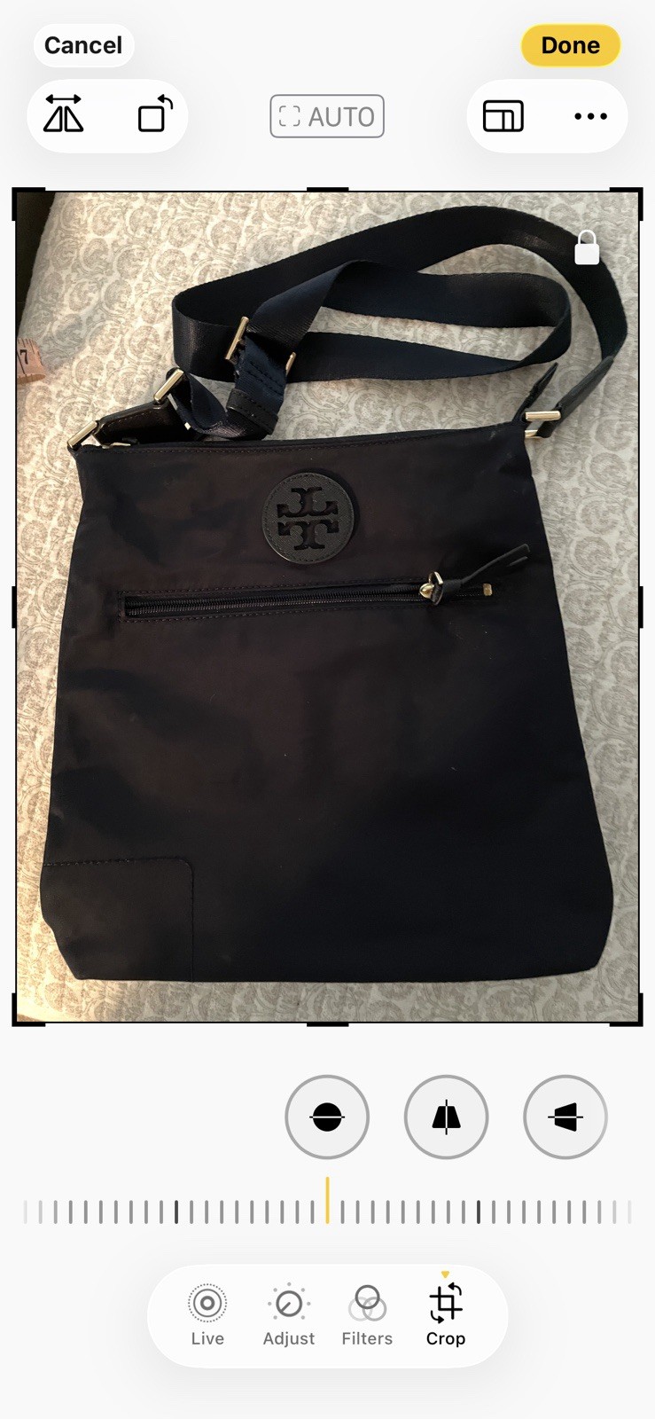 tory burch crossbody Sling Pack Navy