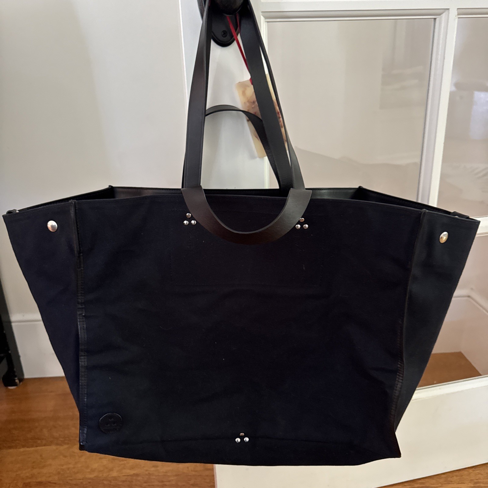 Jerome Dreyfuss Leon L Black Tote Bag New