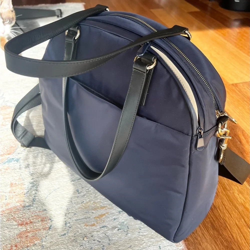 EUC! Lo & Sons O.G. 2 Womens Laptop Bag with Shoe Compartment – Navy