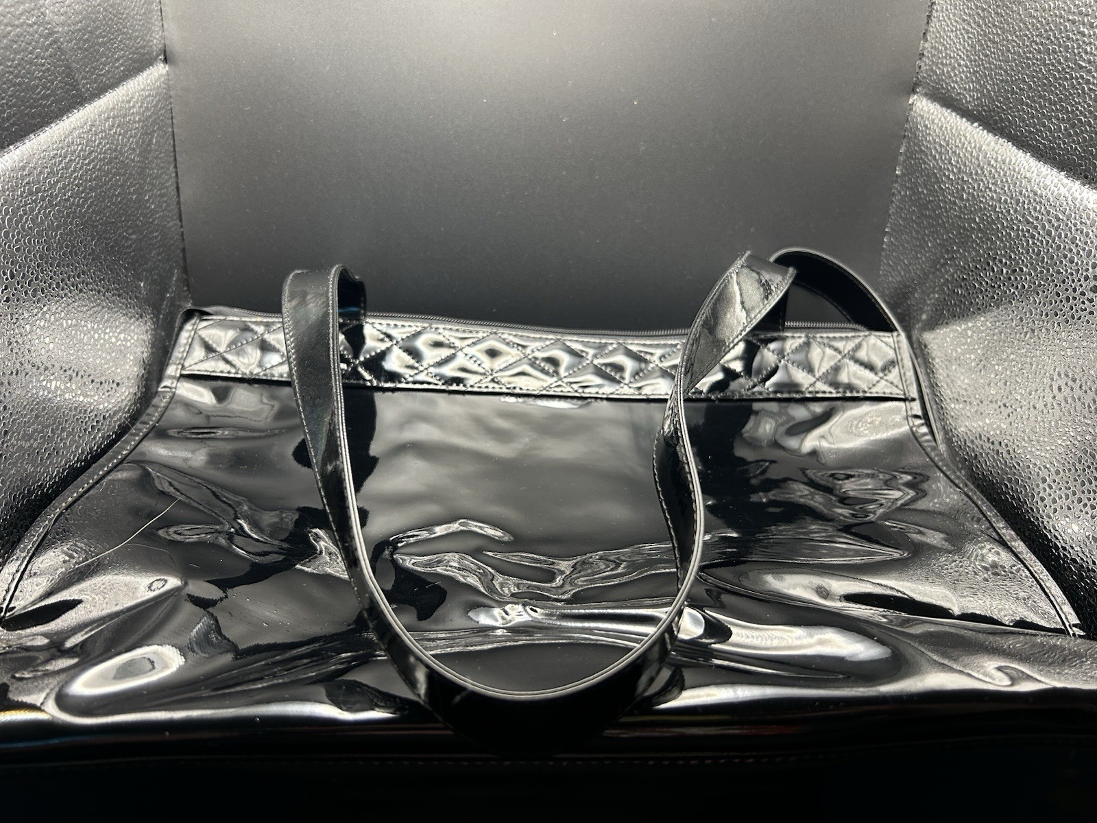 2009 Fetish Black Elvis Presley Photo Print Studded Rhinestone Shoulder Bag Zip