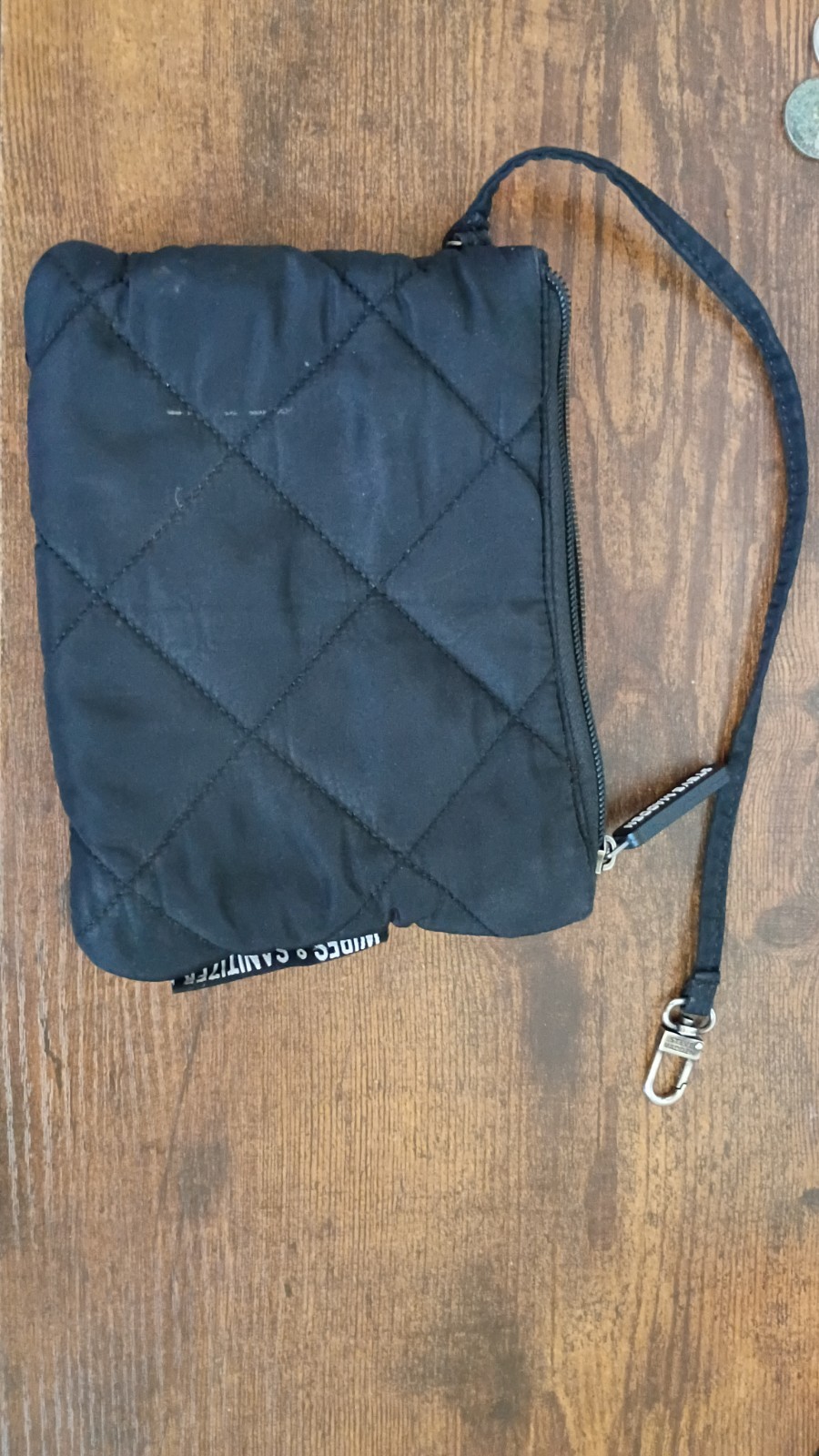 Steve Madden Black Purse 7 Inch Long 6 In High