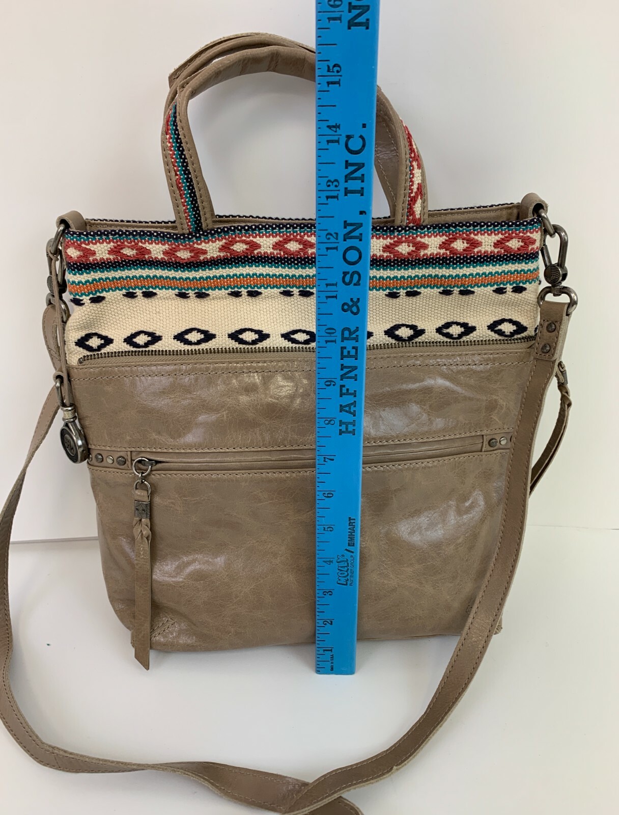 The Sak Brea Convertible Tote Cross Body Bag Purse Shitake Loom
