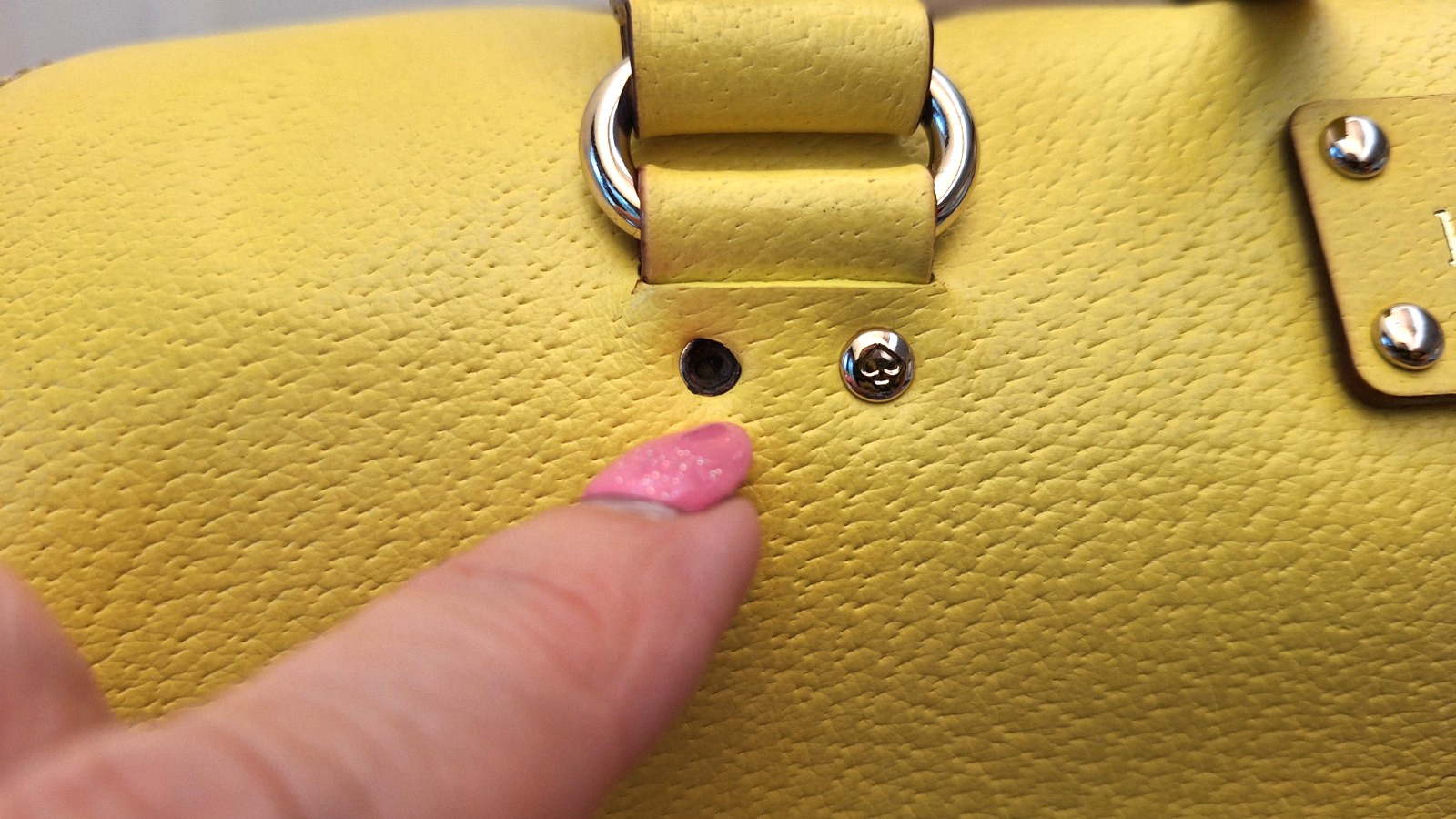 Kate Spade Sunshine Yellow Satchel Shoulder Top Handle Doctor Style Handbag