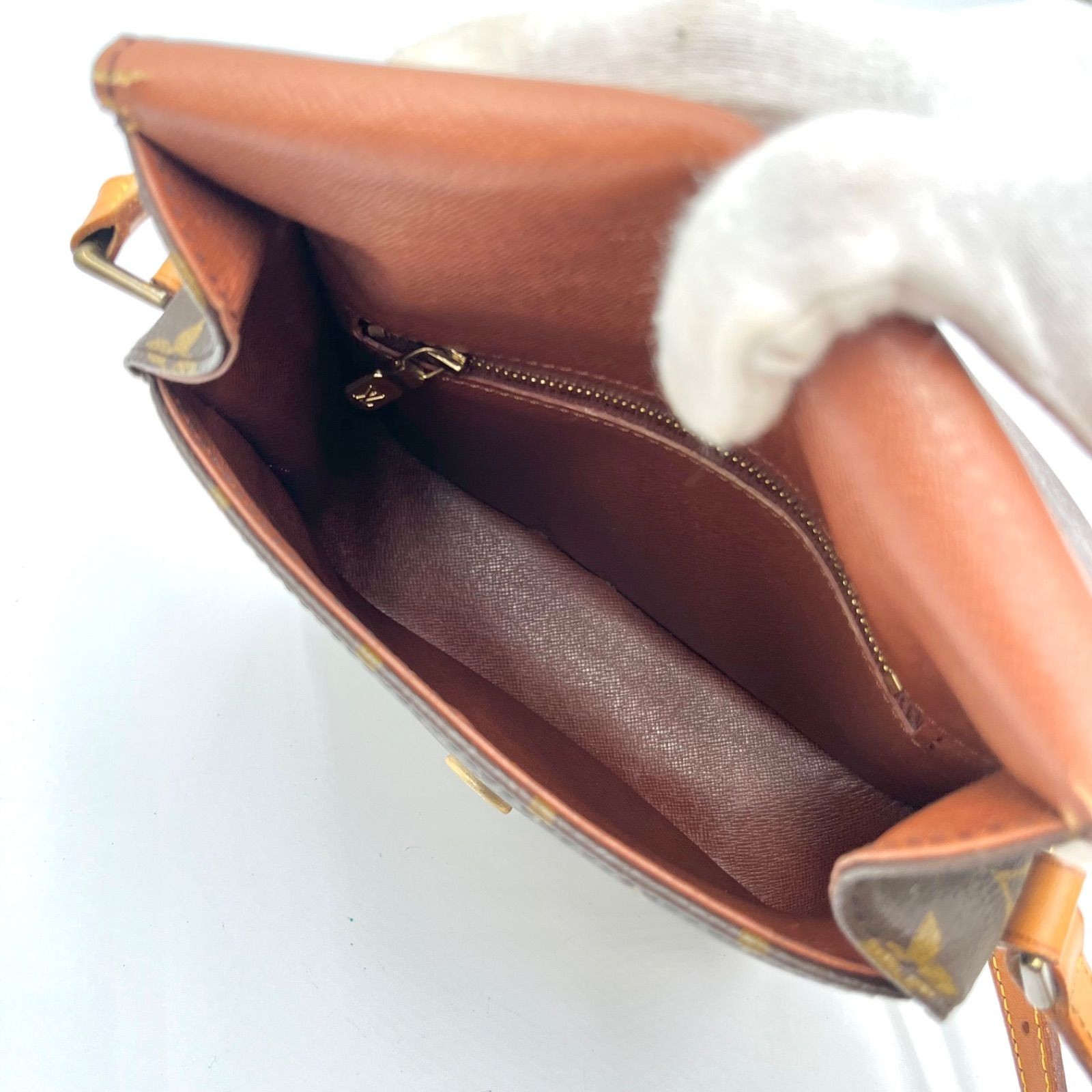 Auth LOUIS VUITTON Monogram Saint-Cloud GM Shoulder Bag M51242 2Y9492