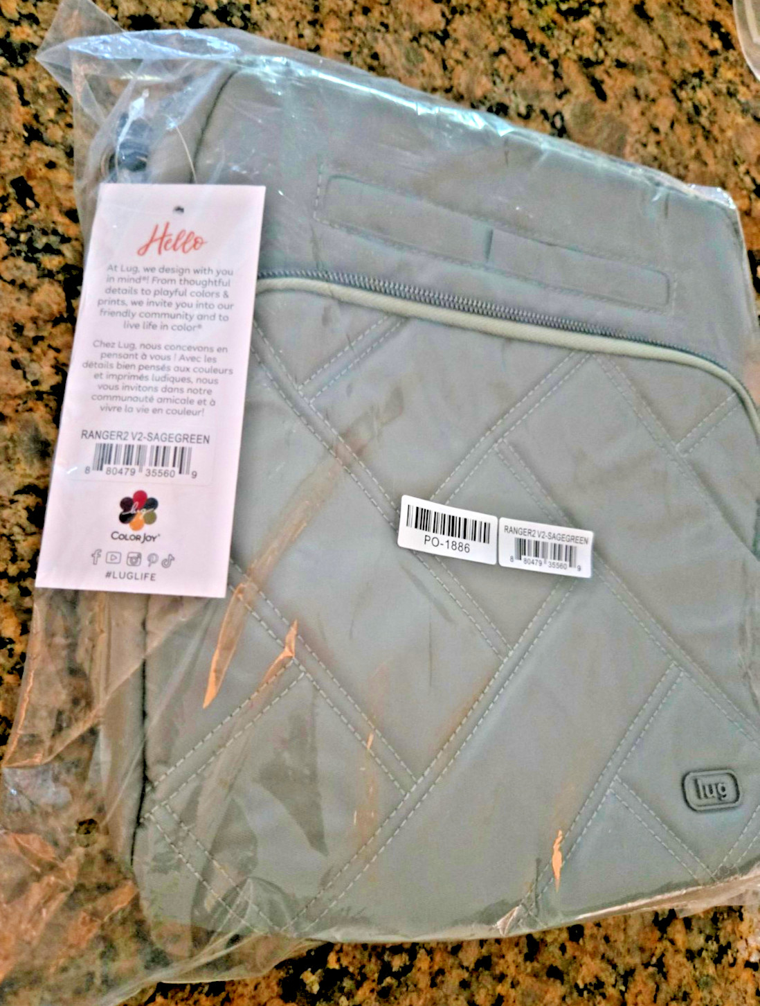 Lug Ranger 2 Womens Crossbody Bag RFID Blocking Polyester Stylish Purse SOLD OUT