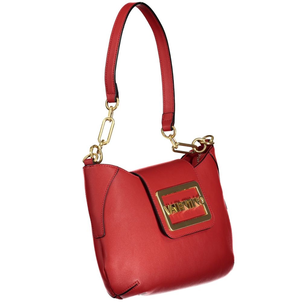 Mario Valentino Rosso Polyurethane Women’s Bag 100% Authentic – VA-30054