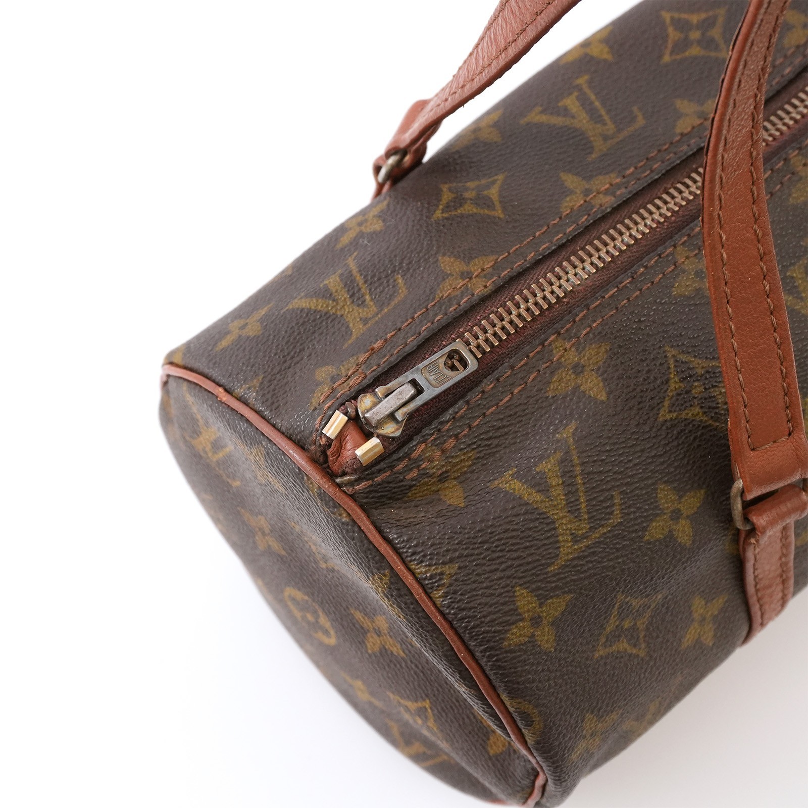LOUIS VUITTON Monogram Papillon 30 M51385 Hand Bag Brown Auth #58880A