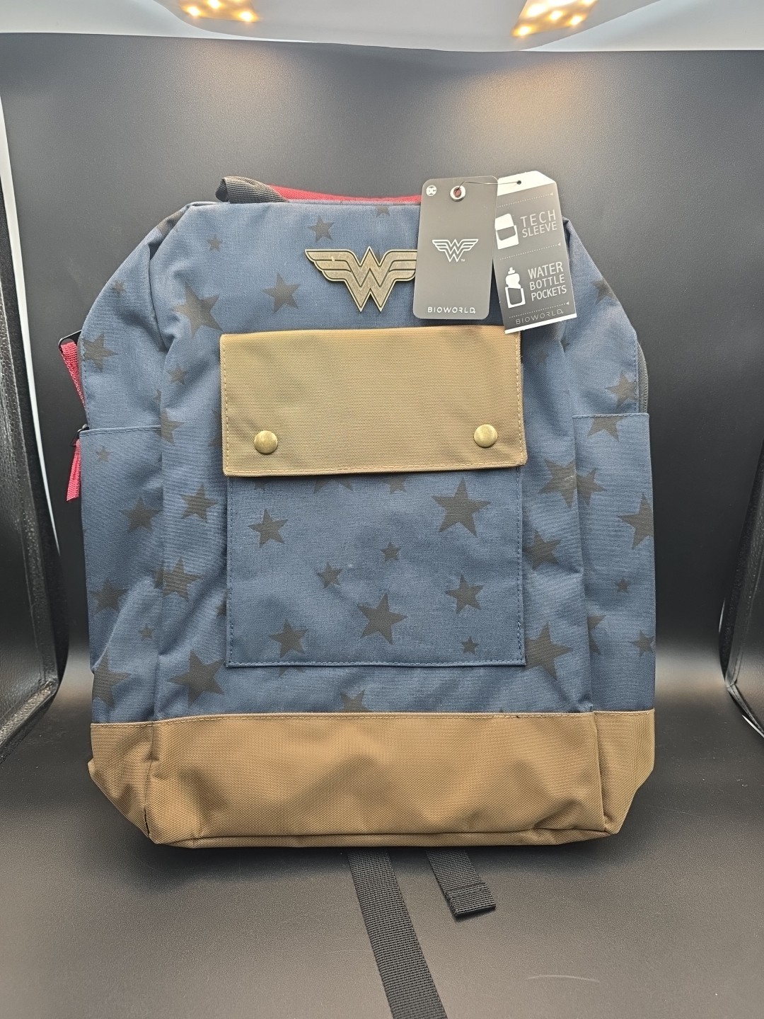 Bioworld DC Comics Wonderwoman Wonder Woman Double Handle Backpack Book Bag