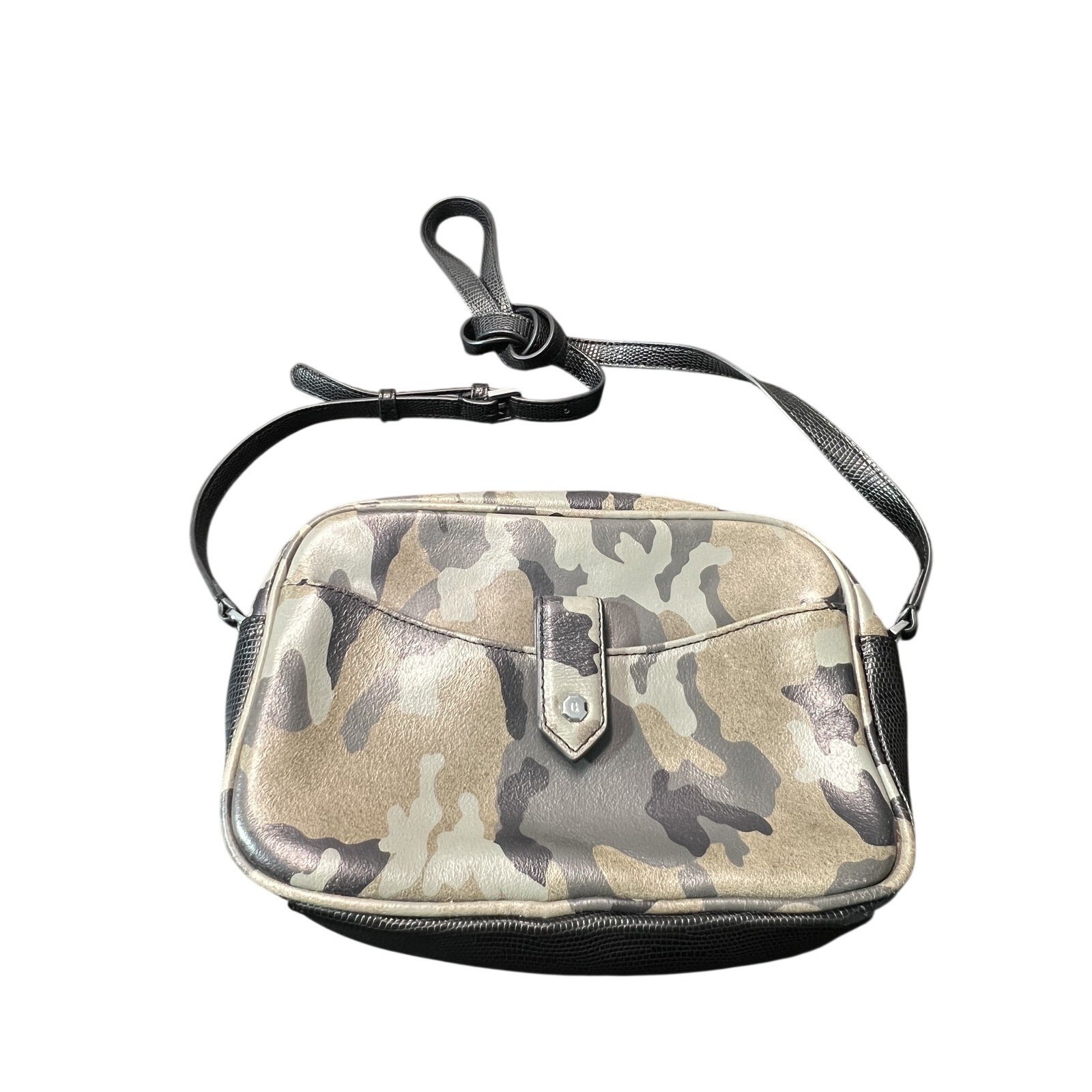 GILI Women’s Camouflage Crossbody Bag Genuine Leather Gold Tone Hardware