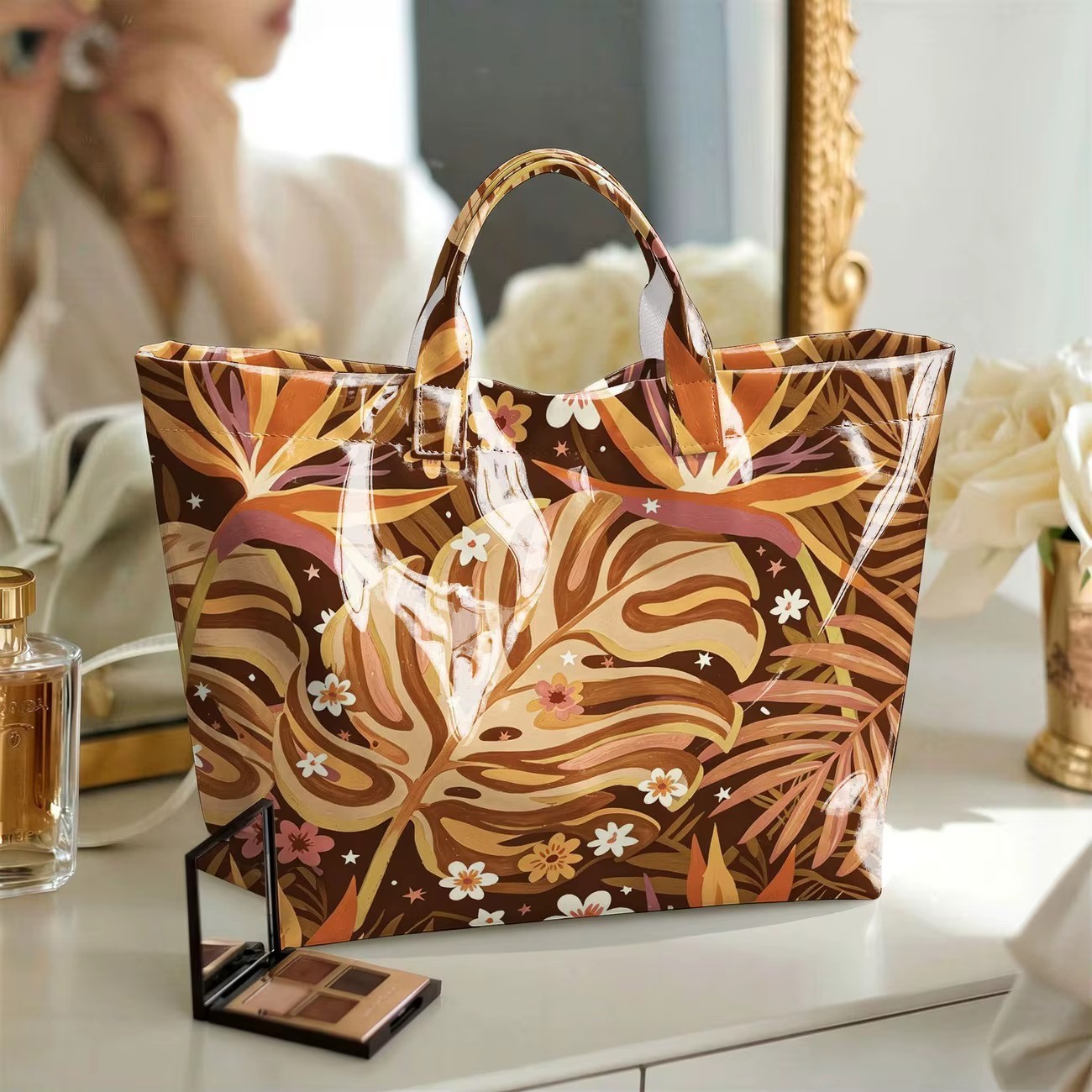 Shoulder Tote Bag Canvas Tote Bag & Lightweight Travel Bag