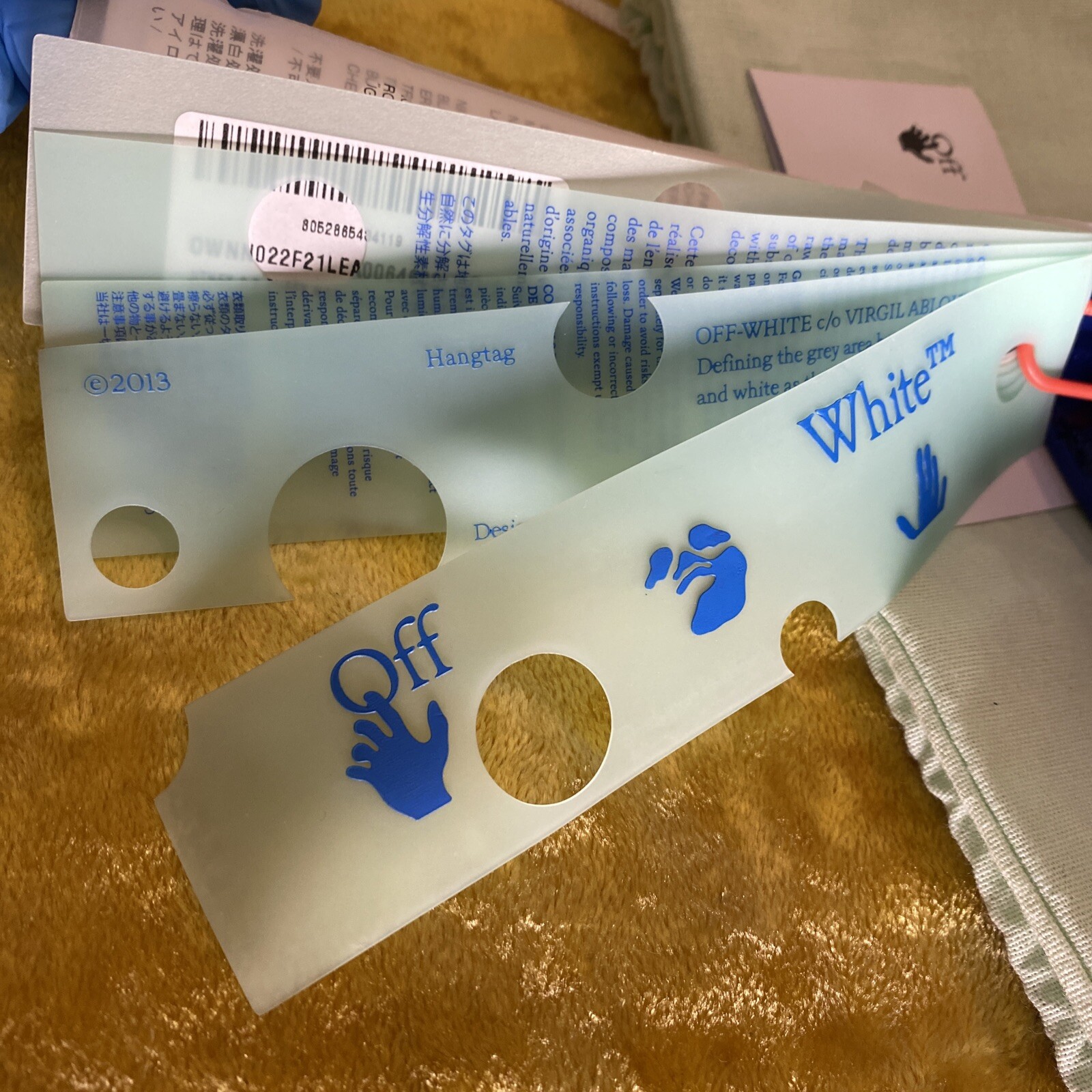 Virgil Abloh Off-White Jitney 0.5 Puffy Navy Blue N O C